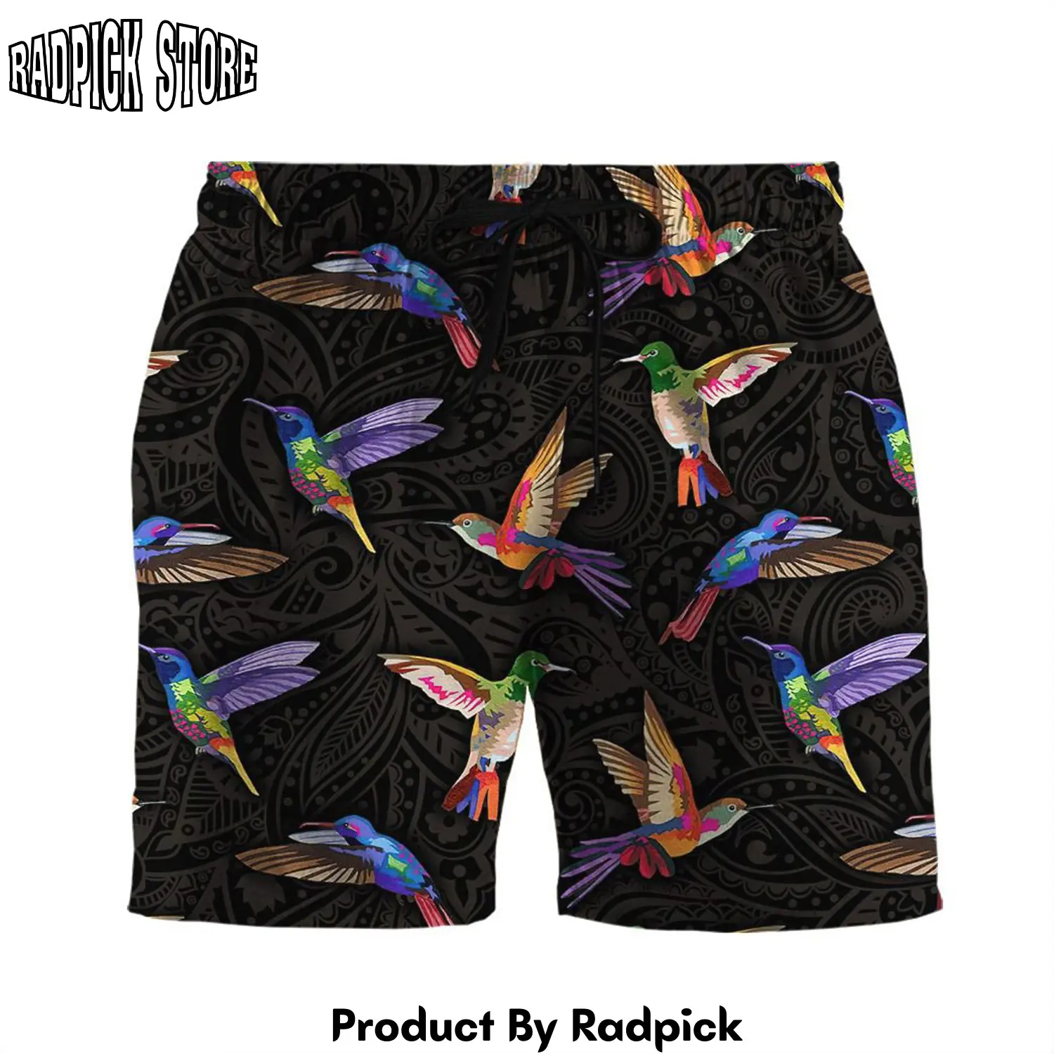 Radpick 3d hummingbirds shorts ug6 rp631793
